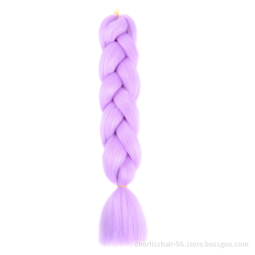 Wholesale 24'' Ombre Yaki Jumbo Braids Pre-stretched Crochet Synthetic Afro Braiding Hair Extensions Expression Braiding Hair